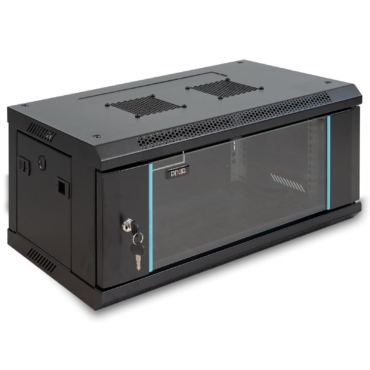 PIX-R19W-4U-450-B – Szafa wisząca 4U, Czarna