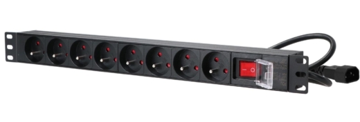 PIX-R19-PDU8-C14-B – listwa zasilająca RACK 19″