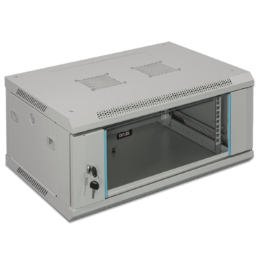 PIX-R19W-4U-450-G – Szafa wisząca 4U, Szara