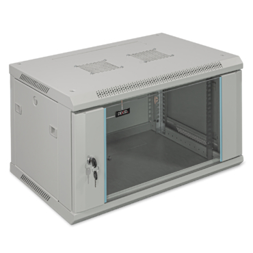 PIX-R19W-6U-450-G – Szafa wisząca 6U, Szara