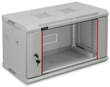 PIX-R19W-6U-350-G – Szafa wisząca 6U, Szara