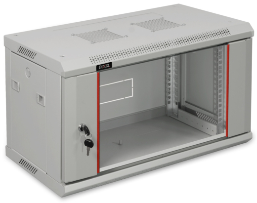 PIX-R19W-6U-350-G – Szafa wisząca 6U, Szara