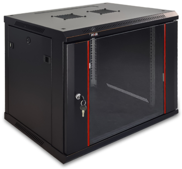 PIX-R19W-9U-450-B – Szafa wisząca 9U, Czarna