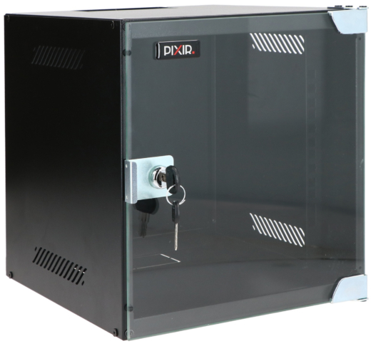 PIX-R10W-4U-300-B – Szafa wisząca 4U, Czarna